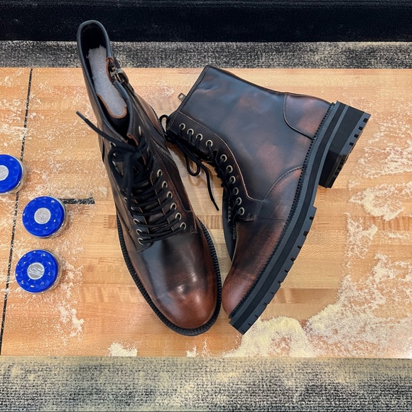 Urban Outfitters Other - Men’s Leather Urban Outfitters Brown Burnished Combat Boot